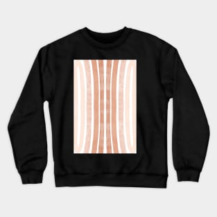 Ombre earth tone line art Crewneck Sweatshirt